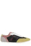 Marni Multicolor Tapered Toe Sneakers With Leather In Multi