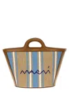 Marni Micro Tropicalia Tote Bag In Multicolor