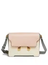 Marni Womens Zo878 Trunkaroo Colour-block Medium Leather Shoulder Bag In Multi