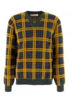 Marni Multicolor Wool Blend Sweater In Chv39