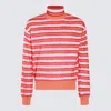 Marni Orange Striped Sweater