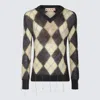 Marni Multicolor Wool Knitwear In Endive