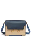 Marni Multicolored Leather Bag With Shoulder Strap In Multicolour