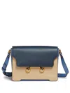 Marni Multicolored Leather Bag With Shoulder Strap In Multicolour