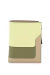 MARNI MULTICOLORED SAFFIANO LEATHER BI-FOLD WALLET