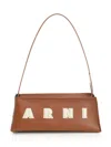 Marni Borsa A Spalla In Pelle Caramello  Donna In Brown