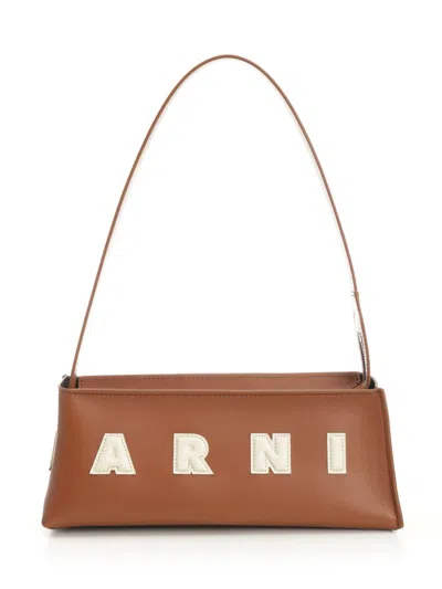 Marni Museo Baguette Bag In Brown