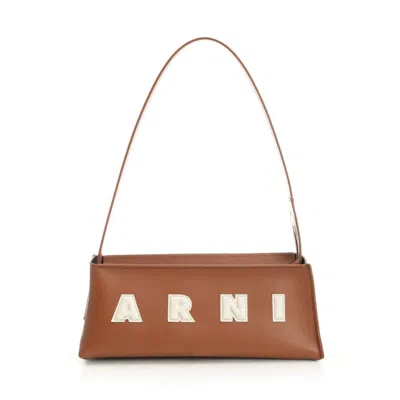 Marni Museo Baguette Bag In Brown