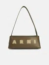 Marni Museo Baguette Bag In Green Leather