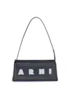 Marni Museo Baguette Shoulder Bag In Black