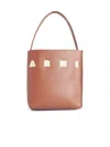 Marni Museum Hobo Small Bag In Brown