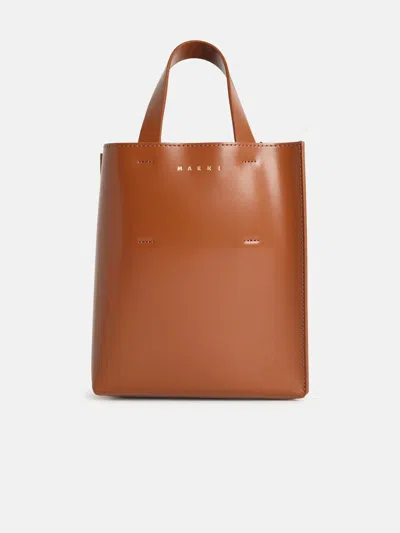 Marni 'museo' Brown Leather Bag