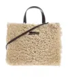 Marni Museo Double Handle Shoulder Bag In Brown