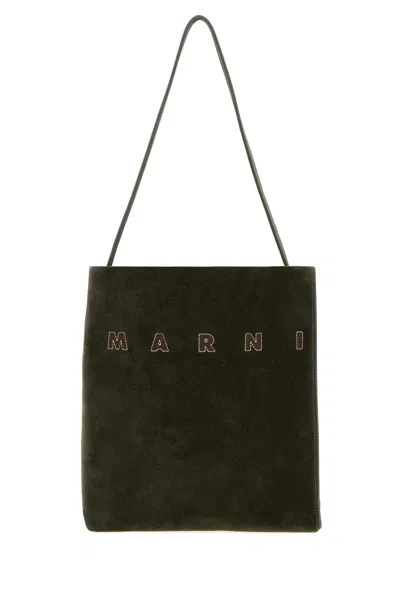 Marni Museo Hobo Small In Green
