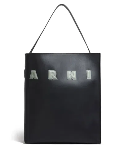 MARNI MUSEO LEATHER TOTE BAG