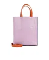 Marni Museo Leather Tote Bag In Pink