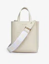 Marni Womens Seashell Museo Leather Tote Bag In Seashell