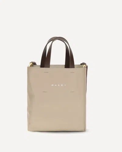 Marni Museo Mini Handbag In Brown