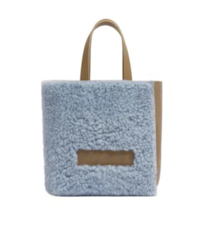 Marni Museo Mini Tote Bag In Blue