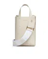 Marni Womens Seashell Museo Leather Tote Bag In White