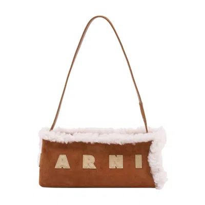 Marni Museo Shoulder Bag In Brown
