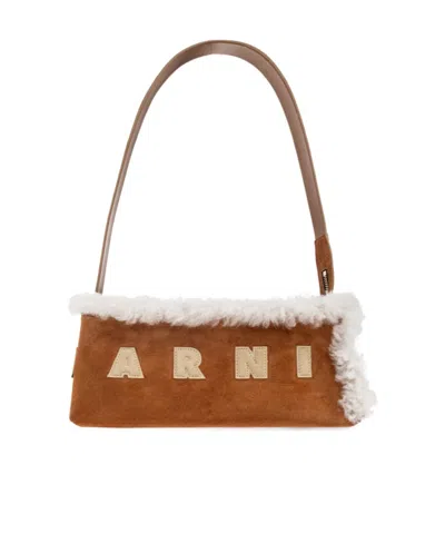 Marni Museo Shoulder Bag In Brown