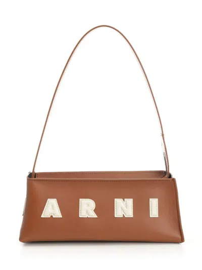 MARNI MUSEO SHOULDER BAGS BROWN