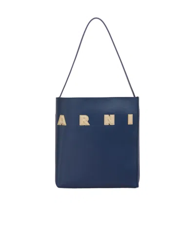 Marni Museo Small Handbag In Blue