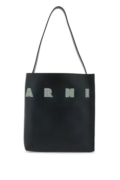 Marni Museo Small Hobo Bag Women In Black