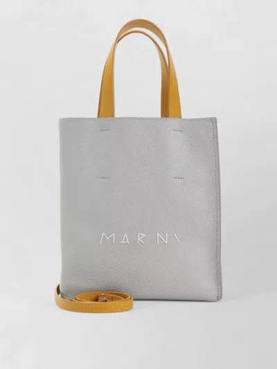 Marni Museo Soft Mini Leather Tote Bag