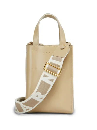 Marni Museo Tote Bag In ニュートラル
