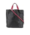 Marni Structured Black Shoulder Bag In Black