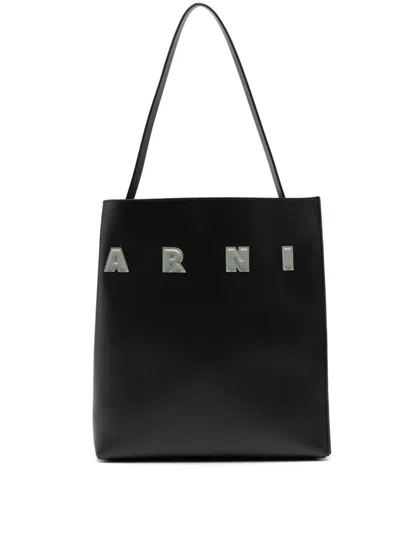 Marni Museo Tote Bag In Black