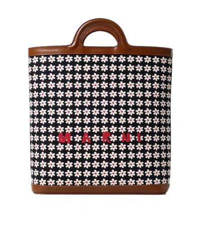 Marni Museo Tote Bag In Black