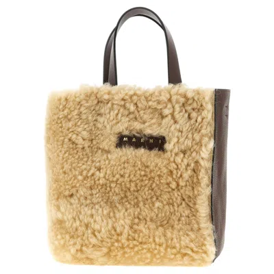Pre-owned Marni Museo Tote Bag � Cream In White