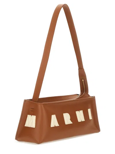 Marni Museum Shoulder Bag In Brown