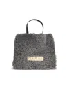 Marni Museo Two-tone Leather Blend Bag In Gray