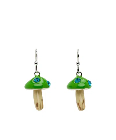 Marni Mushroom Pendant Earrings In Green