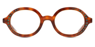 Marni Nakagin Tower Optical Cream Men's Glasses, Tortoiseshell, Size 51 In Brown