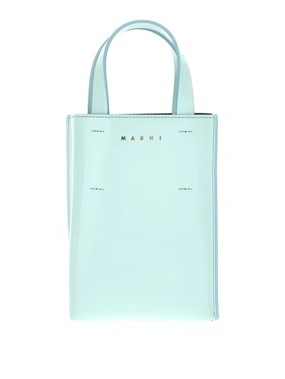 Marni Museo Nano Hand Bags Light Blue