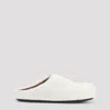 Marni Fussbett Sabot Sandals For Women In White