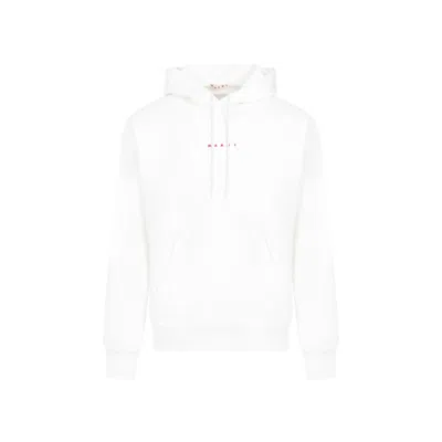 Marni Natural White Cotton Sweatshirt