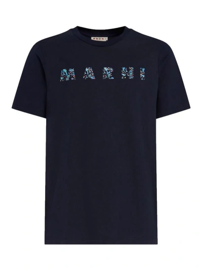 Marni Camiseta - Azul In Blue