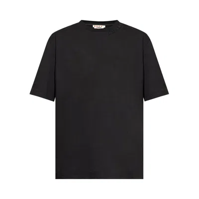 Pre-owned Marni Neck Logo T-shirt 'black' | Men's Size 50