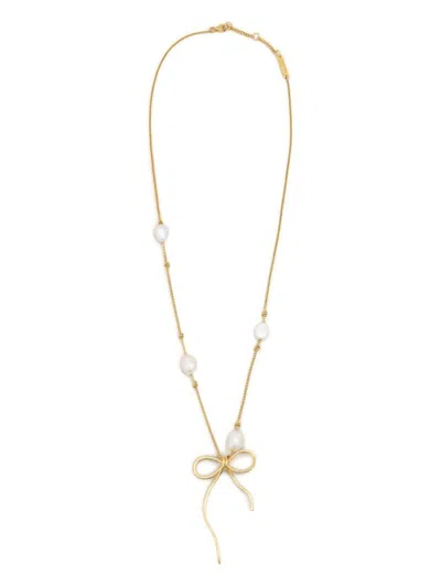 Marni Necklace With Pearls And Bow