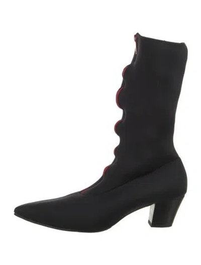 Pre-owned Marni Neoprene Boots In Black