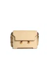 Marni Mini Shoulder Bag Gold-tone Hardware In Beige