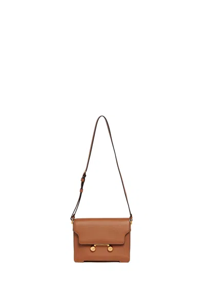 Marni New Trunk In Moca Light Brown