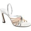 Marni New Wave Slingback Sandal In Z0937 White/pink/silver