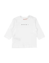 Marni Newborn Boy T-shirt White Size 3 Cotton In White